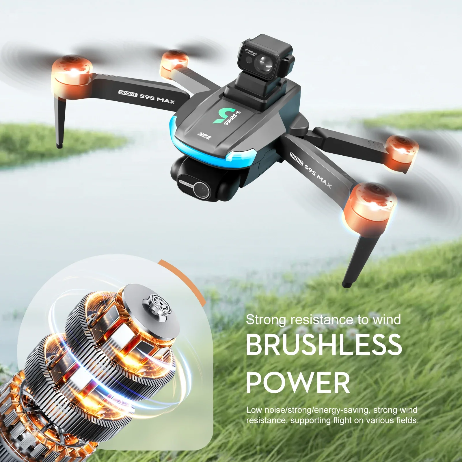 Drone MINI S9S MAX Baru 4K 2 S - Drone Lidar ulasan dan harga