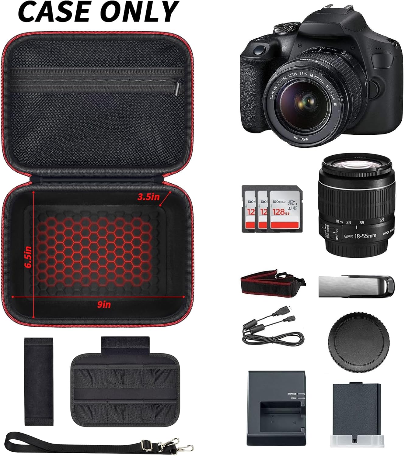 Tas Penyimpanan Kamera untuk K - Canon Camera Eos R8 ulasan dan harga