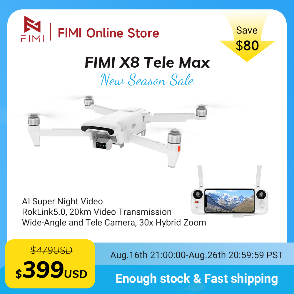 Drone FIMI X8 Tele Max 4K Prof - Drone Thermal Imaging ulasan dan harga